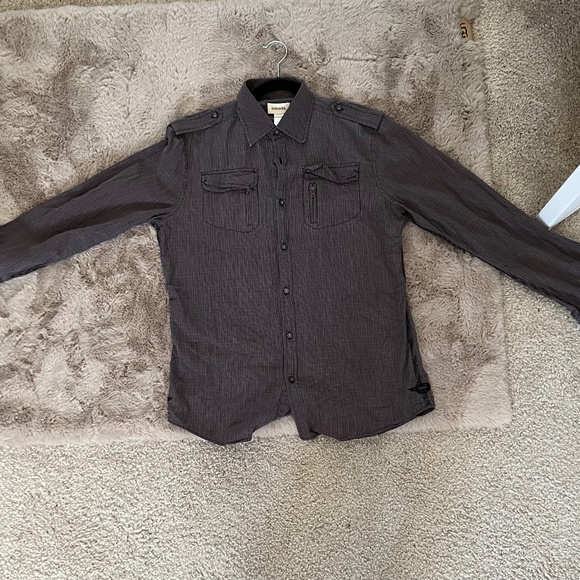 Diesel.X large Long Sleeve.Button up casual Shirt.For short adult. 5'11 or less - Picture 1 of 3